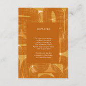 レトロアーチと曲げ、ライン黄色詳細 エンクロージャーカード (正面)