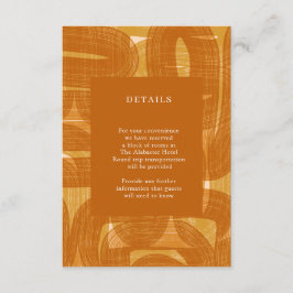 レトロアーチと曲げ、ライン黄色詳細 エンクロージャーカード