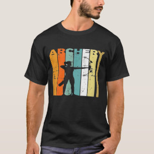 レトロアーチェリーヴィンテージアーチェリー衣装アーチェアーアーチ Tシャツ