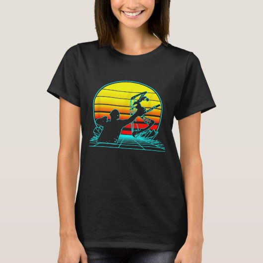 レトロアーチェリー気化波 Tシャツ (正面)
