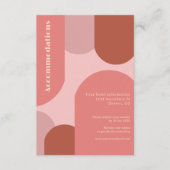 レトロアーチズコーラルピ結婚ンクの宿泊施設 エンクロージャーカード (正面)