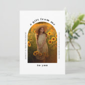 レトロアーチフォト写真ギフト券 (スタンド正面)