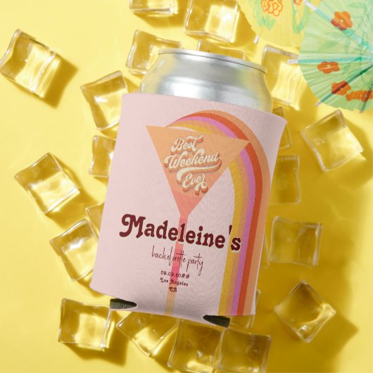 レトロアーチヴィンテージサンセットバチェロレッテ歓迎 缶クーラー (インサイチュ 夏)