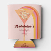 レトロアーチヴィンテージサンセットバチェロレッテ歓迎 缶クーラー (裏面)