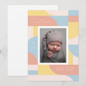 レトロアーチ 招待状 (正面/裏面)