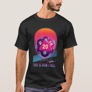レトロアーツダンジョンズのゲーム私はRpgの転がことである Tシャツ