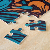 レトロアートおもしろい時間熱帯パズル ジグソーパズル (側面)