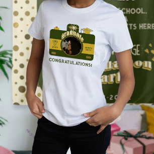 レトロアートカメラフォトフレームかわいい大学院トレンディー Tシャツ