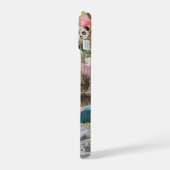 レトロアートコラージュ電話ケース iPhone 15ケース (左側面)