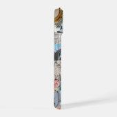 レトロアートコラージュ電話ケース iPhone 15ケース (右側面)