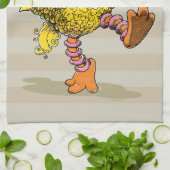 レトロアートビッグバード キッチンタオル (折り畳み)