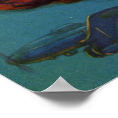 レトロアートプリント「レッツゴーアメリカ」エグレストンレトロ ポスター (角)