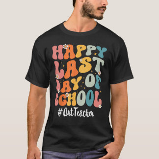 レトロアート先生ハッピースクール先生 Tシャツ