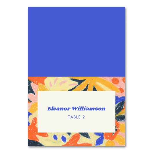 レトロアート抽象芸術ボカスタムタニカル テーブルナンバー (正面)