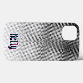 レトロアート白黒モアレ3Dムービー Case-Mate iPhoneケース (裏面 (横))