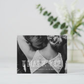 レトロアート結婚デコ感謝していスユー ポストカード (スタンド正面)