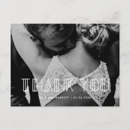 レトロアート結婚デコ感謝していスユー ポストカード