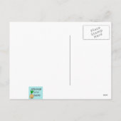 レトロアーバンクリスマスカップル葉書 シーズンポストカード (裏面)