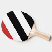 レトロアーバンゼブラはっきりしたストライプ 卓球ラケット (横)