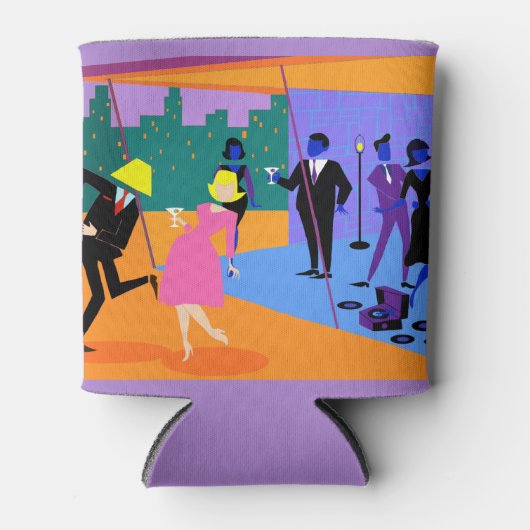 レトロアーバンルーフトップパーティークーラーボックス 缶クーラー (正面)