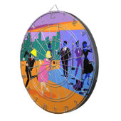 レトロアーバン屋上パーティー投げ矢板 ダーツボード (正面右)