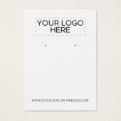 レトロアールデコイヤリング表示カード (正面)