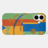 レトロアールデコジャズサウスウエストニューメキシコカラー Case-Mate iPhoneケース (裏面 (横))