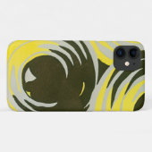 レトロアールデコジャズヴィンテージサークル旋回パターン Case-Mate iPhoneケース (裏面(横))