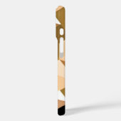 レトロアールデコジャズヴィンテージ暖かい抽象芸術パターン Case-Mate iPhoneケース (裏面 / 左)