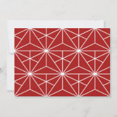 レトロアールデコメリークリスマスフォト シーズンカード (裏面)