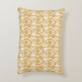 レトロアールヌーボーイラストレーション型 アクセントクッション (裏面(縦))