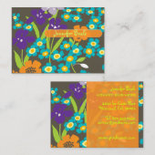 レトロア日本のイリス 名刺 (正面/裏面)