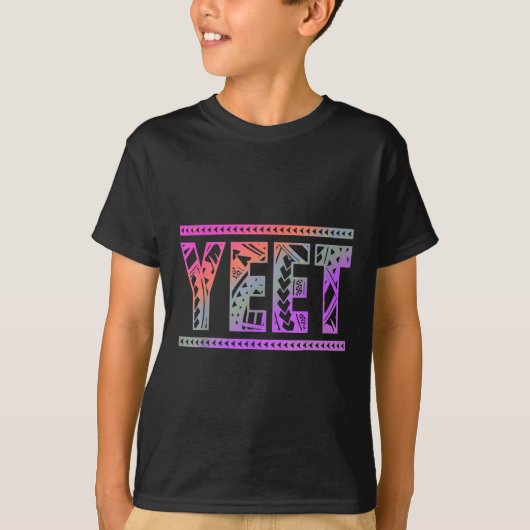 レトロイェットおもしろいことわざスラング男児K Tシャツ (正面)
