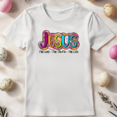 レトロイエズスフェイスイースター Tシャツ