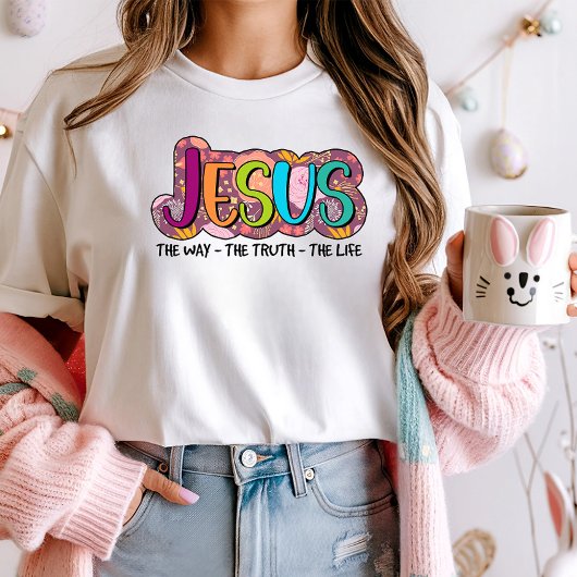 レトロイエズスフェイスイースター Tシャツ