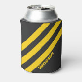 レトロイエロージャケストライプット三つのの名前 缶クーラー (缶裏面)