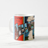 レトロイエローストーン国立公園はがき コーヒーマグカップ (正面左)