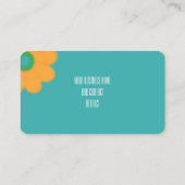 レトロイエローデイジーロイヤリティ ロイヤリティカード (裏面)