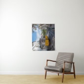 レトロイエロートラムon通りinリスボン，ポルトガル タペストリー (インサイチュ)