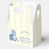 レトロイエローラストスイング前のリングや輪テニスバック フェイバーボックス (オープン)