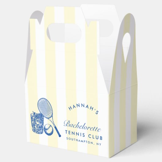 レトロイエローラストスイング前のリングや輪テニスバック フェイバーボックス (オープン)