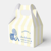 レトロイエローラストスイング前のリングや輪テニスバック フェイバーボックス (正面サイド)