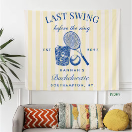 レトロイエロー ラストスウィング ビフォアザリング テニス バック フリースブランケット