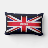 レトロイギリス国旗/ユニオンジャック ランバークッション (裏面)