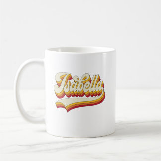レトロイザベラ名70年代ビンテージデザイン コーヒーマグカップ