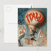 レトロイタリアヨーロッパヴィンテージトラベル ポストカード (正面/裏面)