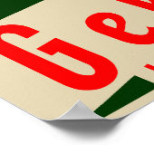 レトロイタリアンジェラート ポスター (角)