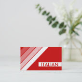 レトロイタリアン 名刺 (スタンド正面)