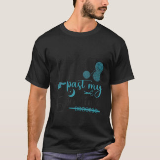 レトロイニット過去マイベッドタイム裁縫ニットキルティ Tシャツ