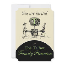 レトロイラストレーションガーデナーズツリーファミリー懇親会I